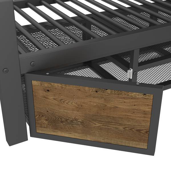 Etagenbett K-1153 Schwarz