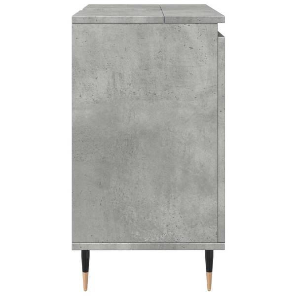 Badkamerkast 857213 grijs - plaatmateriaal op houtbasis - 58 x 60 x 33 cm