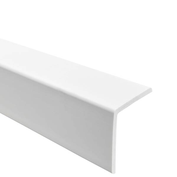 Winkelprofil Kantenschutz 735-KM Weiß - Kunststoff - 2 x 4 x 165 cm