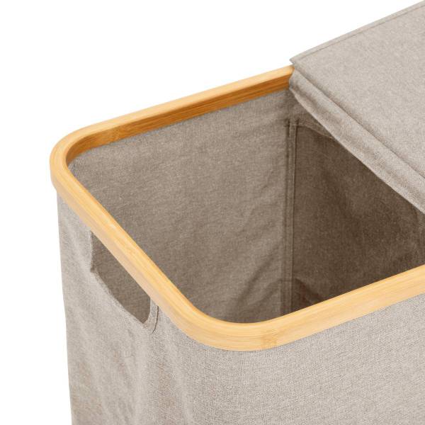 Korb TIDY Beige - Bambus - 33 x 54 x 54 cm