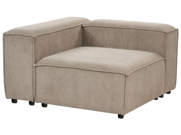 Modulaire bank ARDAL 3-delig zwart - bruin - lichtbruin - 328 x 120 cm - bamboe
