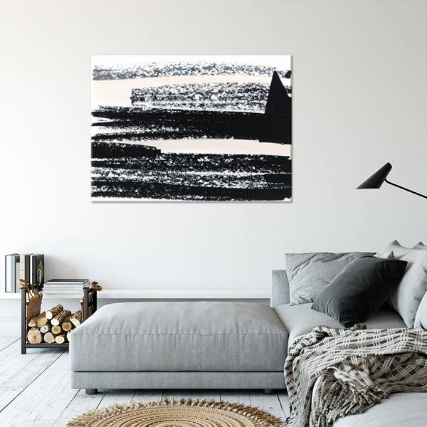 Wandbild Linien 90 x 60 cm