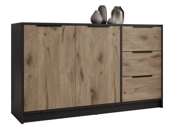 Kombikommode Lati 2D3S Braun - Holzwerkstoff - 41 x 81 x 138 cm