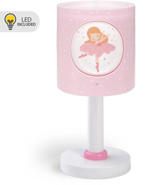 Nachttischlampe LED Nachtlicht   Princes Pink - Kunststoff - 15 x 30 x 15 cm