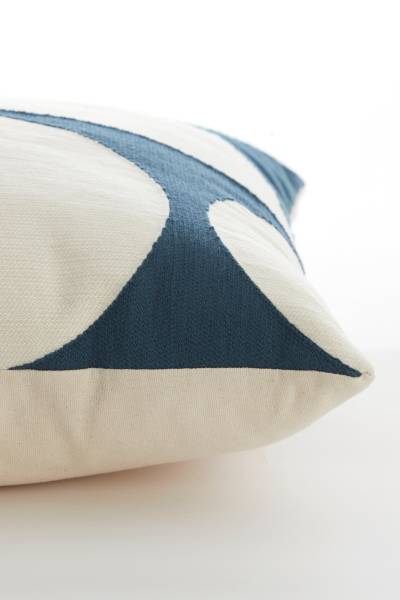 Dekokissen USERA Blau - Textil - 45 x 10 x 45 cm