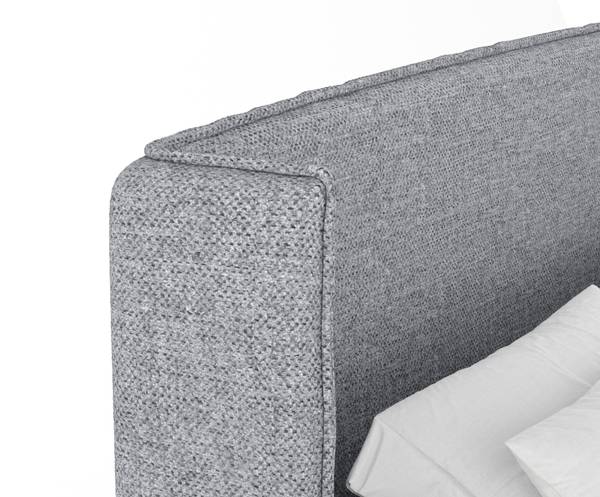 Boxspringbett Skyline Grau - Liegefläche Breite: 180 cm
