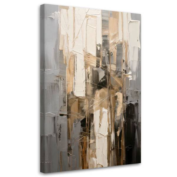 Canvas schilderij Abstractie 80 x 120 cm