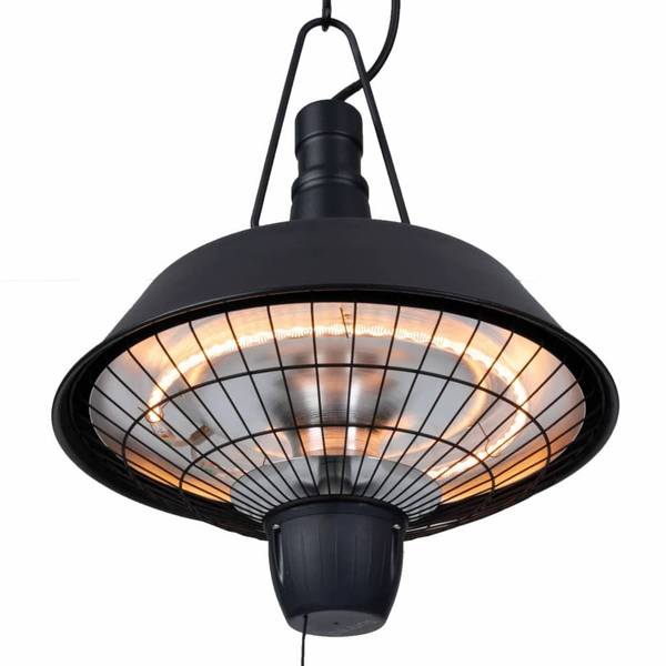 Chauffage suspendu 420296 Noir - Aluminium - Acier - 36 x 48 x 36 cm