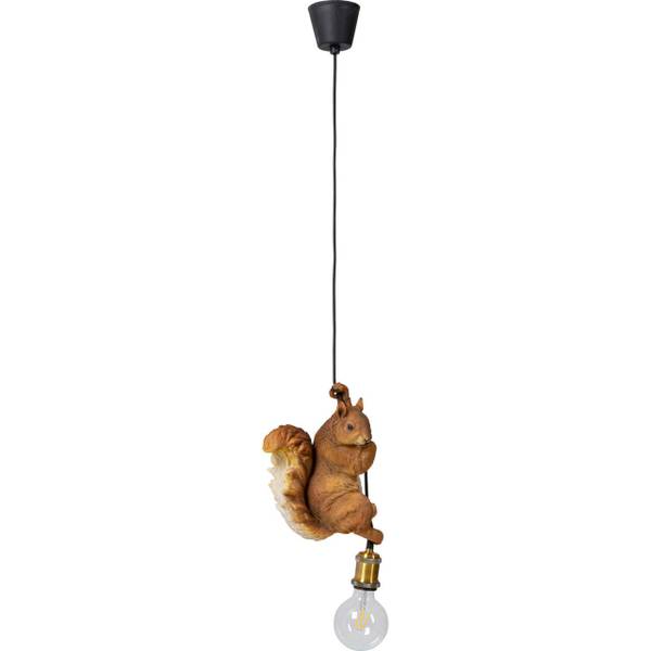 Suspension Animal Squirrel 20cm Polyrésine / Polycarbonate - 1 ampoule
