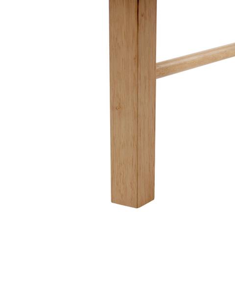 Stuhl ALLOS 2-tlg Beige - Braun - Massivholz - 45 x 76 x 47 cm