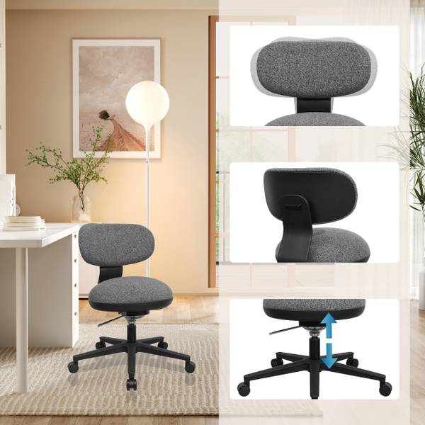 Bürostuhl SITMOTION B Grau - Polyester - 48 x 85 x 55 cm