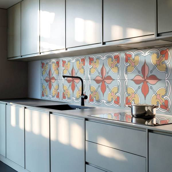 Klebepaneele Blumen Fein 100 x 50 cm