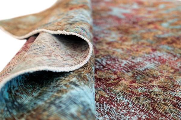 Tapis Vintage Royal XXV Bleu - Laine - 201 x 1 x 226 cm