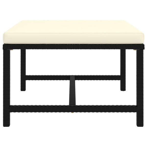 Garten-Lounge-Set 3009676-8 5-teilig Schwarz - Weiß