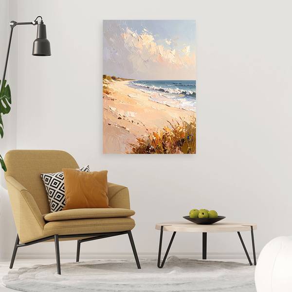 Canvas schilderij Stranden 80 x 120 cm