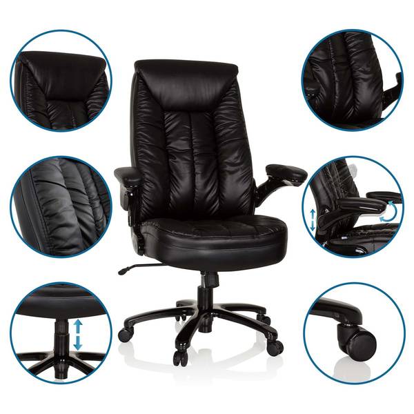 Drehstuhl INSTRUCTOR III Echtleder - Textil