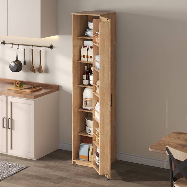 Küchenschrank CHAN285 Ⅵ Braun - Holzwerkstoff - 40 x 183 x 40 cm
