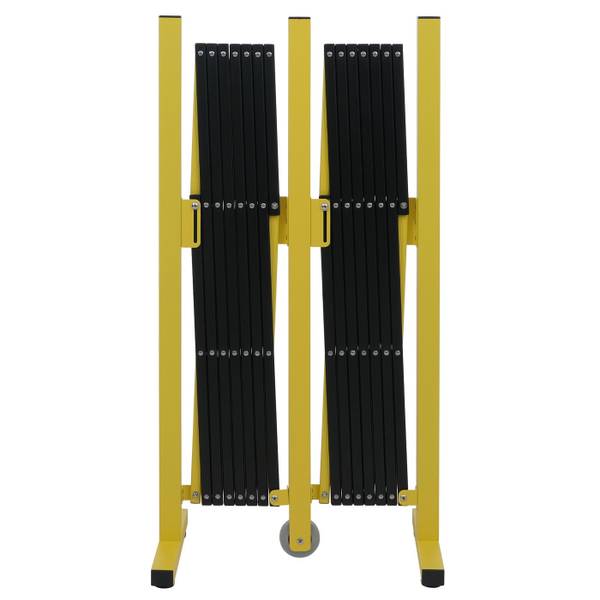 Barrière B34 Noir - Jaune - Aluminium - 400 x 103 x 31 cm