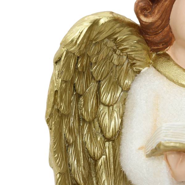 Engelfigur Weihnachten HTST0186 Beige - Gold - Stein - 19 x 63 x 29 cm