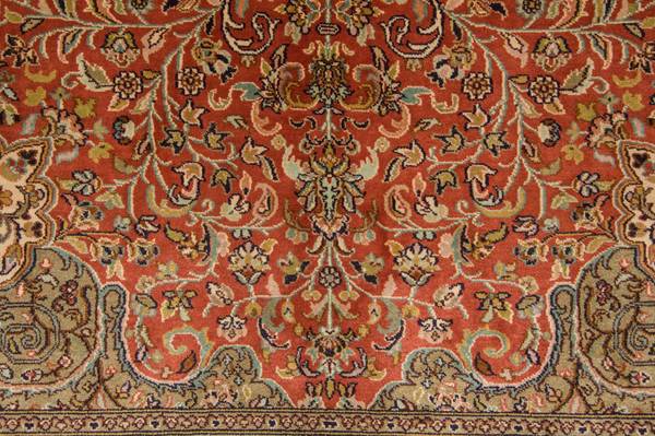 Orientteppich Premium Orange - Seide - 168 x 1 x 244 cm