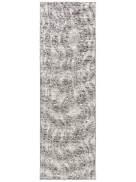 In-/Outdoorläufer Bronco Grau - Polypropylen - 80 x 1 x 250 cm