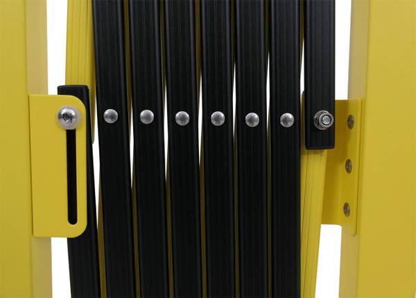 Barrière B34 Noir - Jaune - Aluminium - 400 x 103 x 31 cm