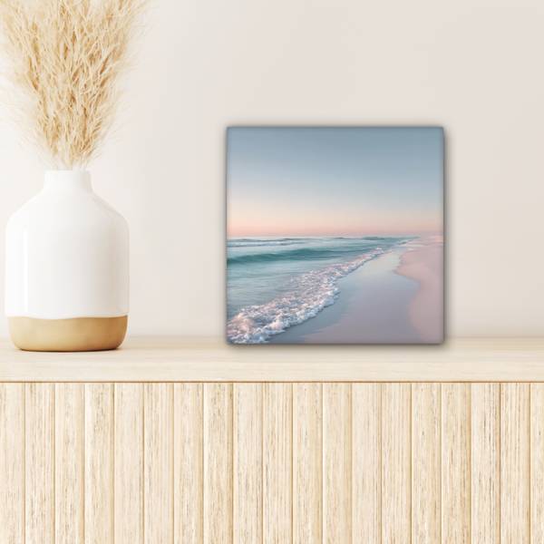 LEINWANDBILD Küstenlinie 20 x 20 cm