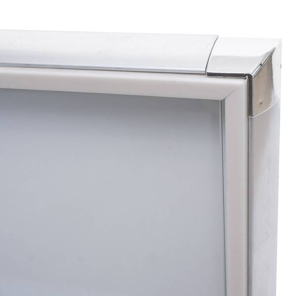 Vitrine Q50 wit - aluminium - staal - 66 x 96 x 9 cm