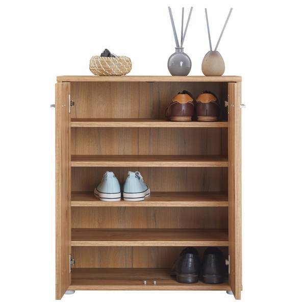 Schuhschrank LENNIS Wotaneiche Dekor