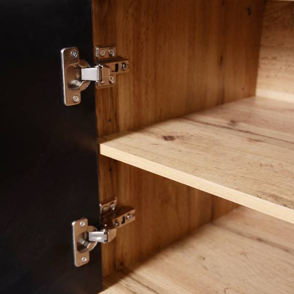 Garderobe Naks Braun - Holzwerkstoff - 104 x 190 x 39 cm