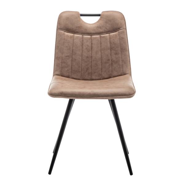 Esszimmerstühle Leon Microfaser 2st Taupe