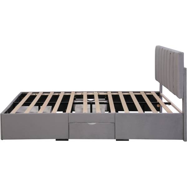 Gestoffeerd bed VELV Ⅱ Ligoppervlak breedte: 160 cm