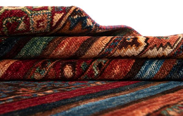 Tapis Torkman XXV Rouge - Laine - 173 x 1 x 243 cm