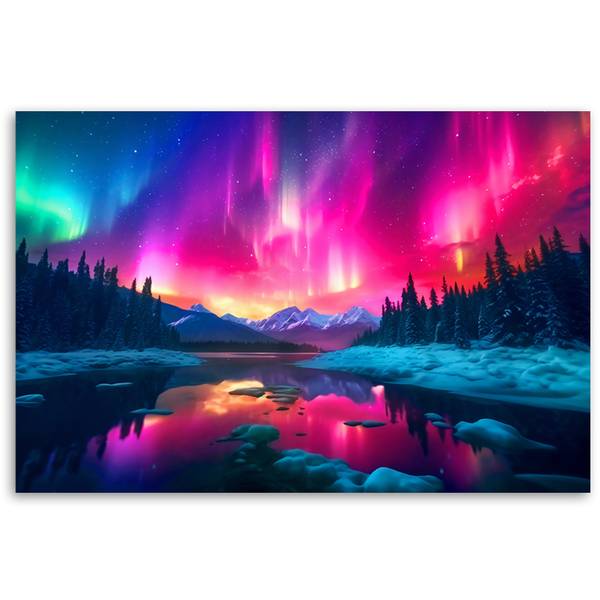 Wandbild abstrakter himmel landschaft 120 x 80 cm