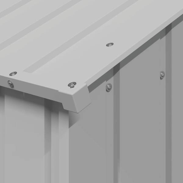 Hundehütte 4100920 Grau - Metall - 153 x 101 x 113 cm