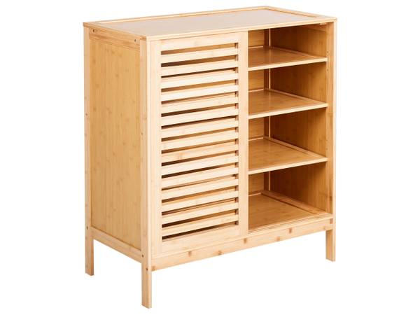 Schuhschrank MIDWOOD Braun - Bambus - 80 x 88 x 40 cm