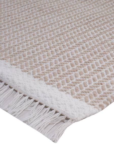 Outdoorteppich Modern Beige - Kunststoff - 160 x 1 x 230 cm