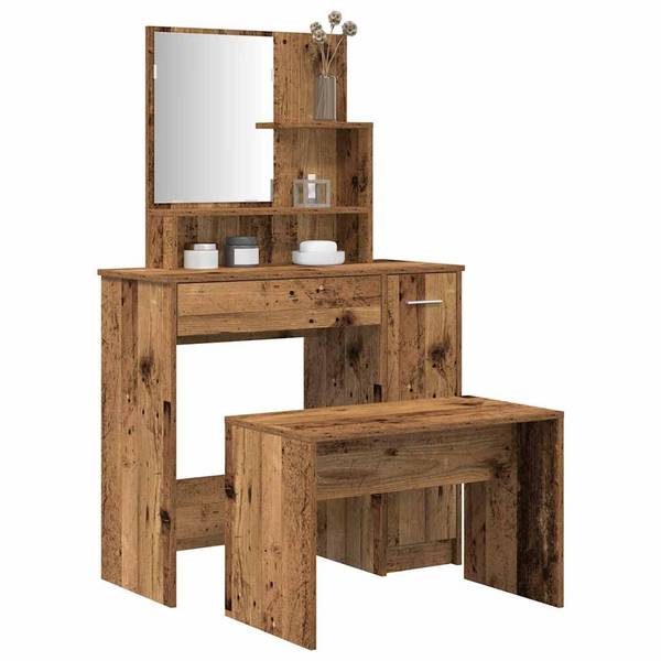 Schminktisch XT3464 Eiche Antik Dekor