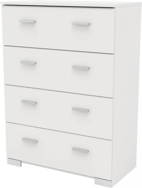 Kinderzimmer Milky16 2-teilig Weiß - Holzwerkstoff - 135 x 106 x 203 cm