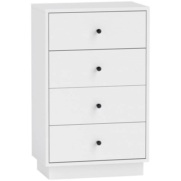 Commode 831-968V91WT wit - plaatmateriaal op houtbasis - 29 x 75 x 47 cm