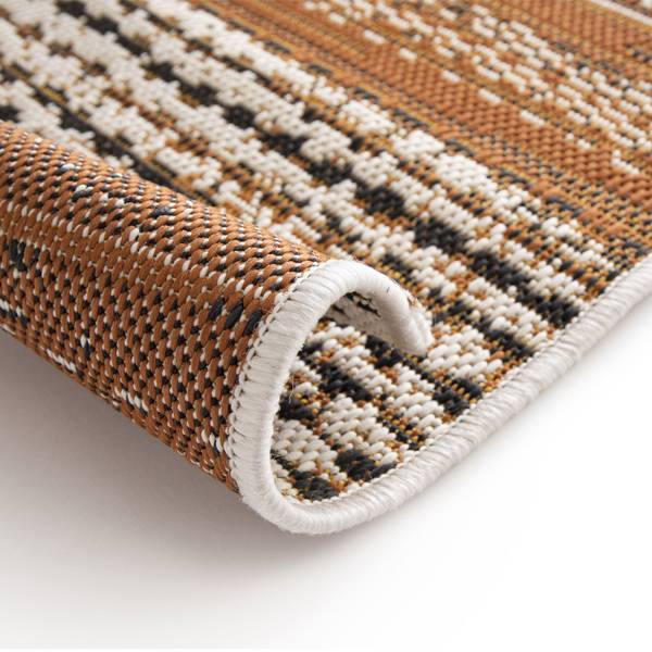 Wohnteppich Rebel Braun - Polypropylen - 80 x 1 x 150 cm
