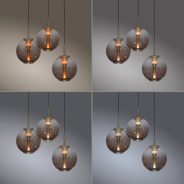 Pendellampe E-Infinity Bronze