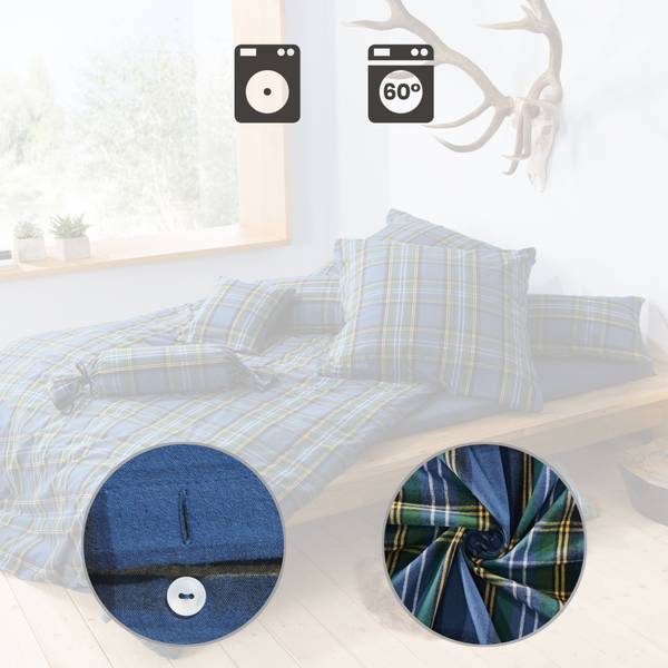 Bettwäsche 47063 2-teilig 155 x 220 cm