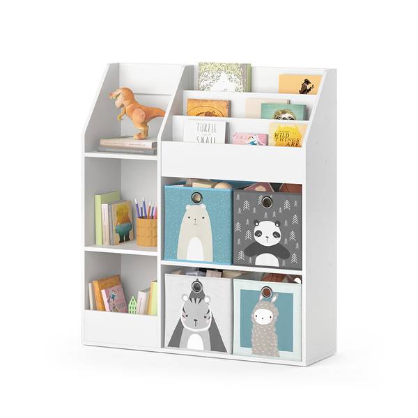 Kinderboekenkast Luigi 40290 wit - plaatmateriaal op houtbasis - 101 x 115 x 31 cm