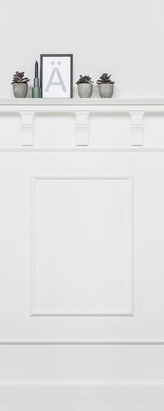 Fototapete 611911 Weiß - Papier - 100 x 250 x 100 cm