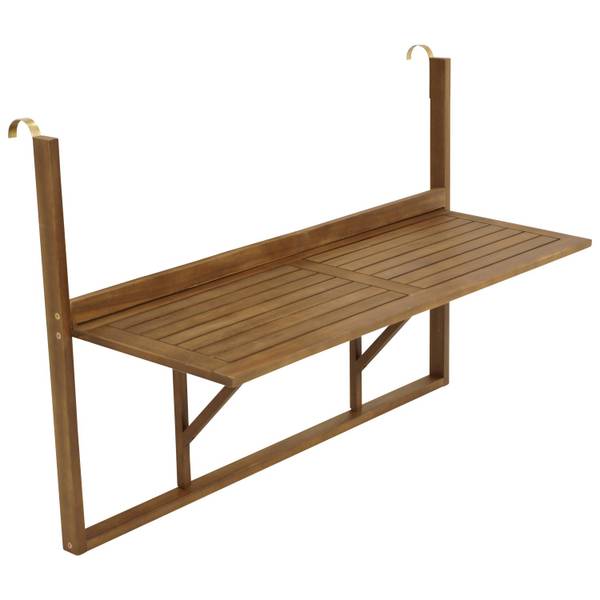 Balkonhängetisch 120x40cm, Akazienholz kaufen