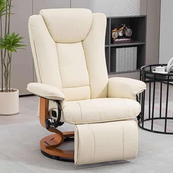Relaxsessel 839-964V80CW Cremeweiß