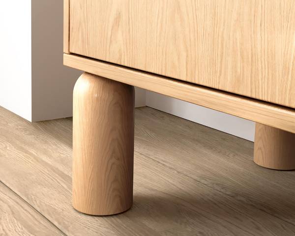 Nachttisch SANDEN Braun - Holzwerkstoff - 55 x 60 x 41 cm