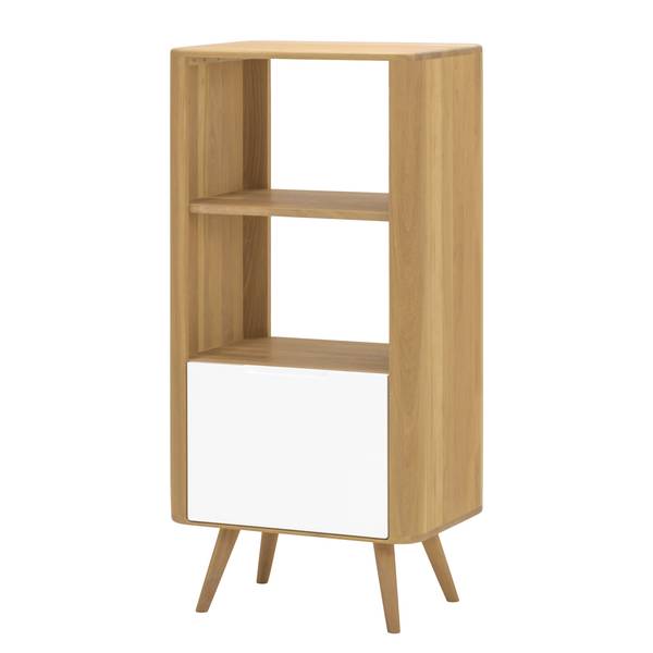 Regal Loca Wildeiche teilmassiv - Höhe: 125 cm