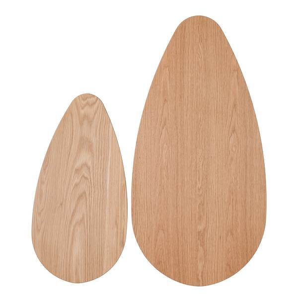Couchtisch-Set Kazin 2er-Set Eiche teilmassiv - Eiche